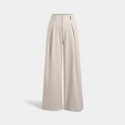 Women’s Wide-Leg Pleated Trousers
