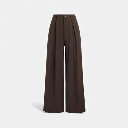 Women’s Wide-Leg Pleated Trousers