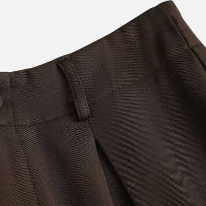 Women’s Wide-Leg Pleated Trousers