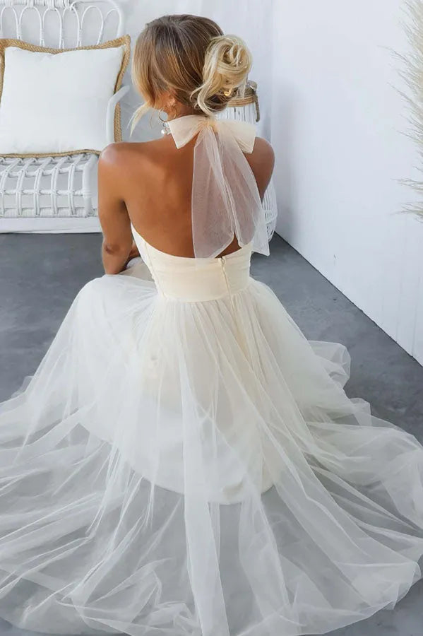 Women's Elegant Off-the-Shoulder Evening Dress | Chic Sleeveless Formal Gown-Mykonostore-White-S-Mykonostore