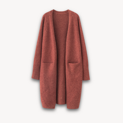Ella | Women Spring długi Open Front cardigan