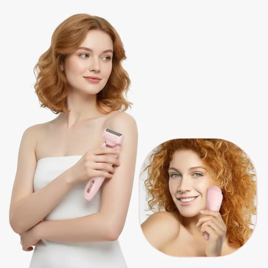 Women’s Razor with Ergonomic Design for Hair Removal Use