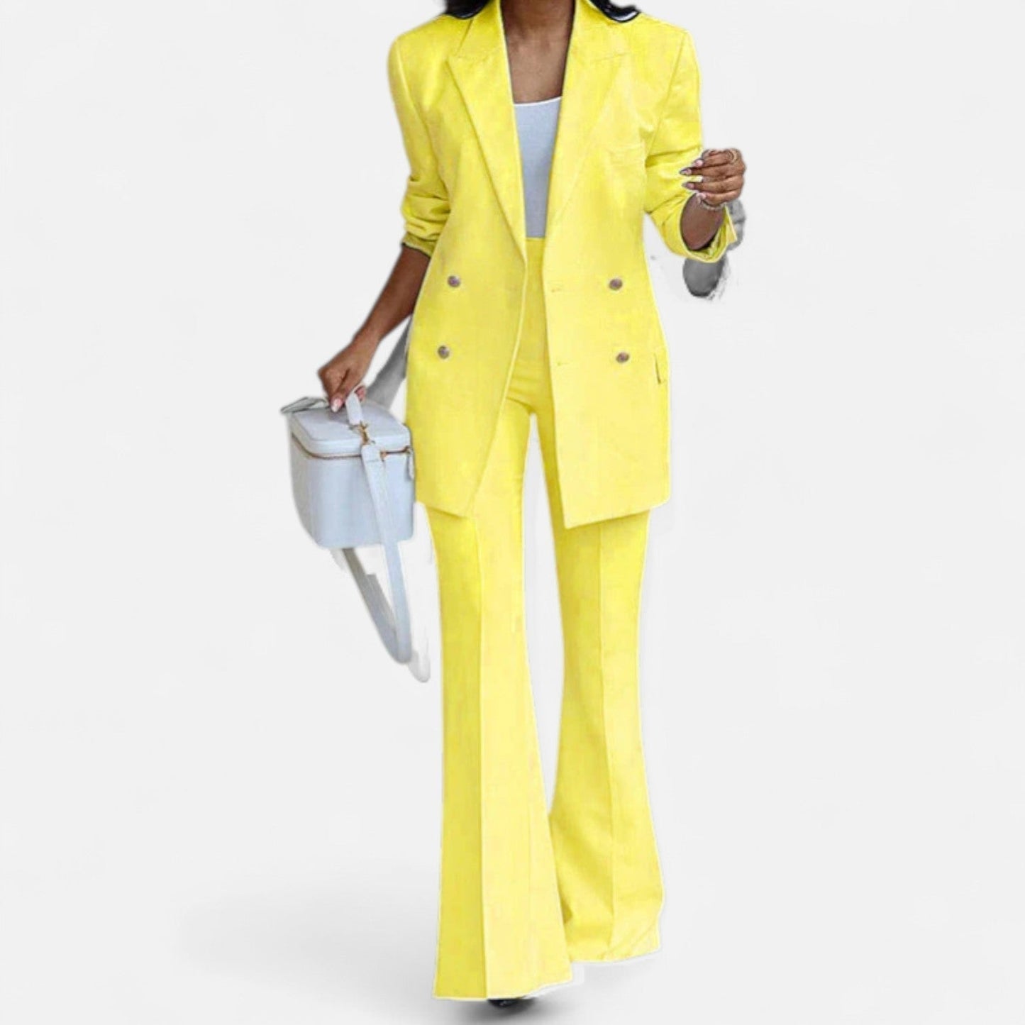 Abigail | Women Spring dwurzędowy Pantsuit set