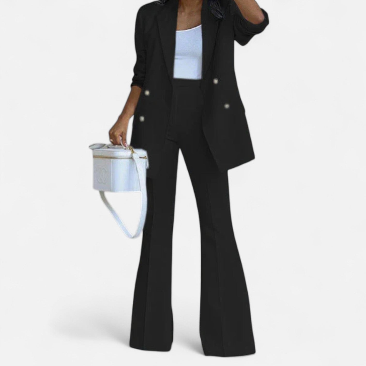 Abigail | Women Spring dwurzędowy Pantsuit set