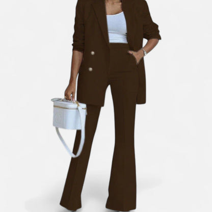 Abigail | Women Spring dwurzędowy Pantsuit set