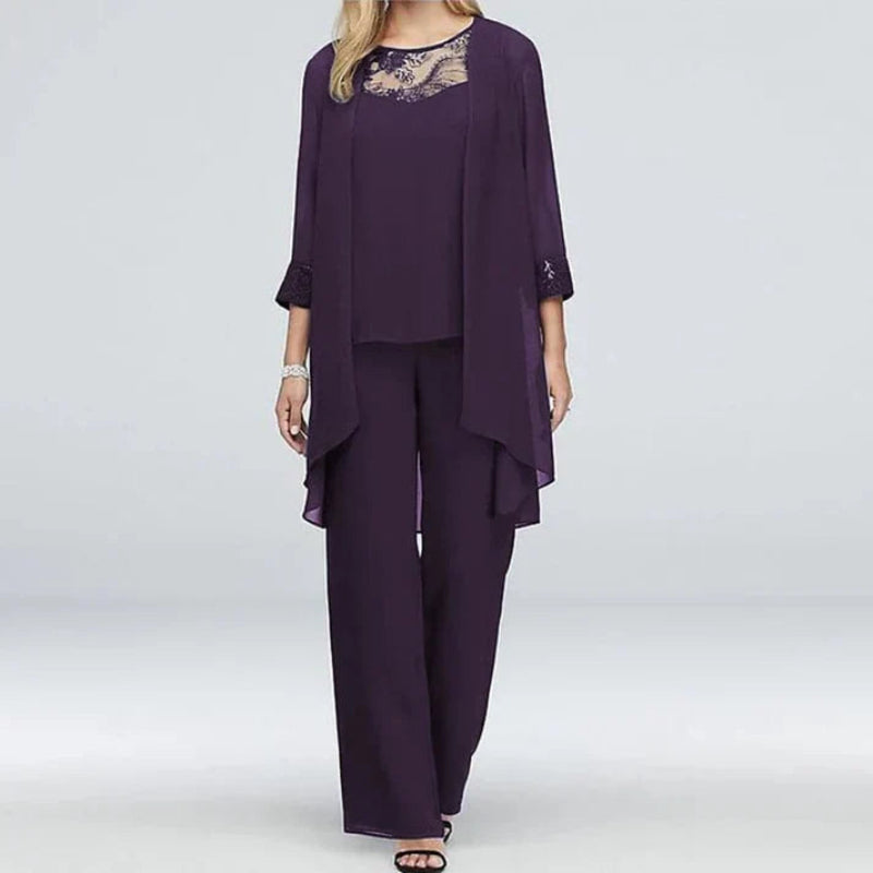 Chloe | Women Spring three-piece Pant set