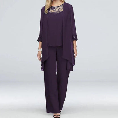Chloe | Women Spring three-piece Pant set