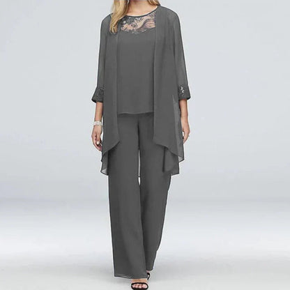 Chloe | Women Spring three-piece Pant set