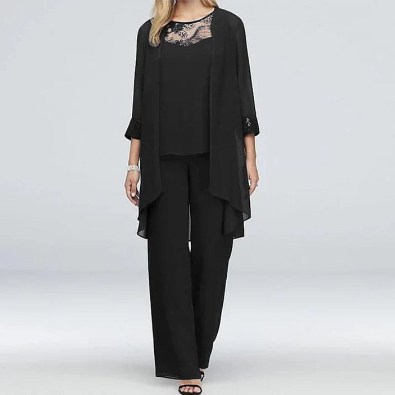 Chloe | Women Spring three-piece Pant set