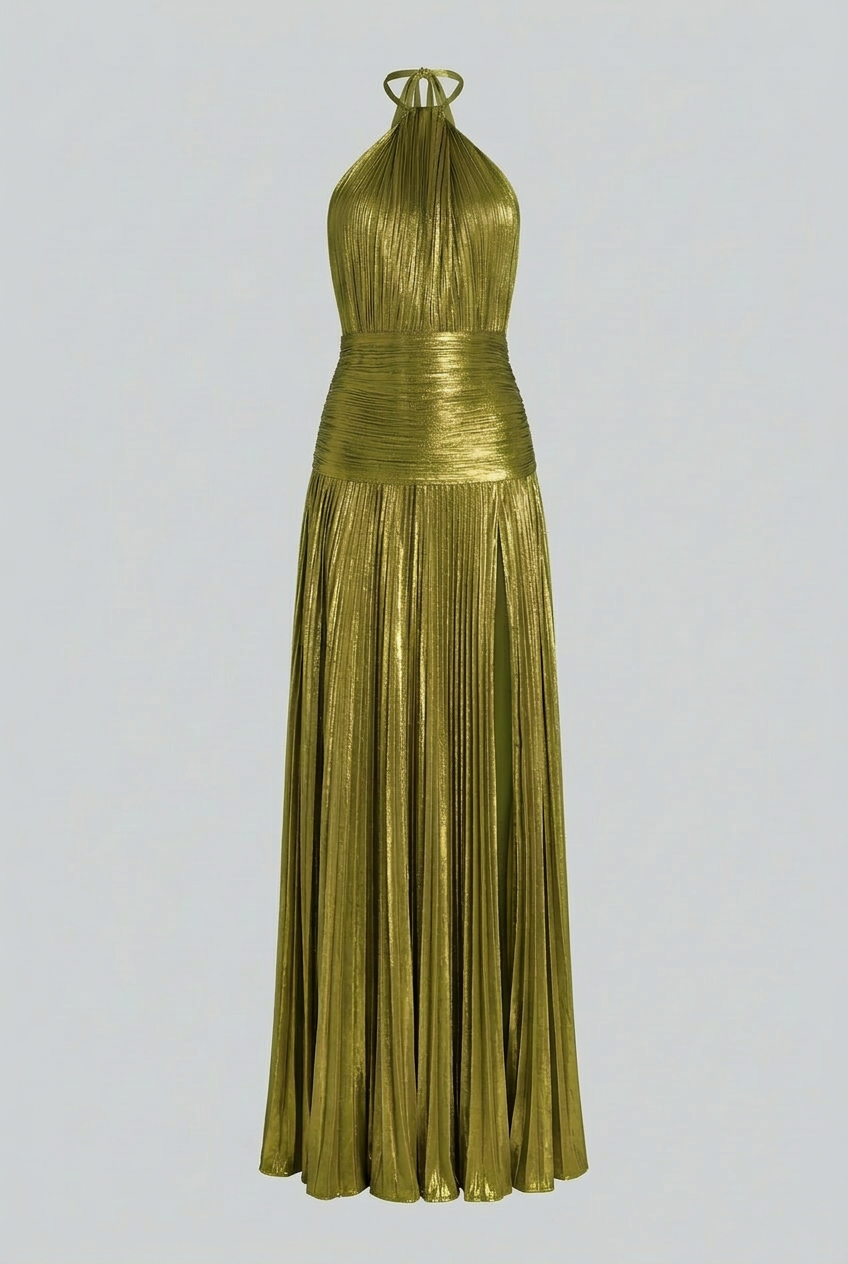 Women's Olive Green Maxi Dress - Olive green | Vanda Liamo