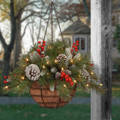 WonderSphere™ Christmas hanging basket