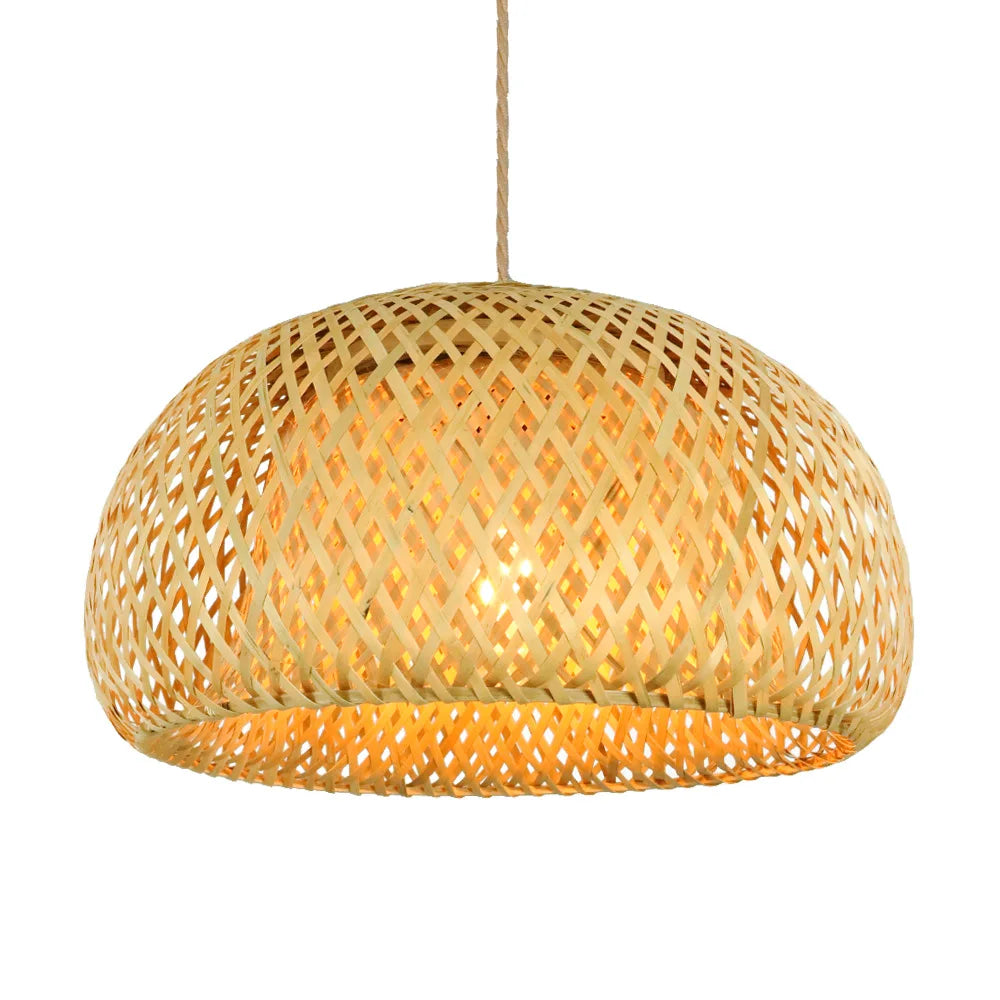 Wovella - Hand-Woven Dome Pendant Lampshade