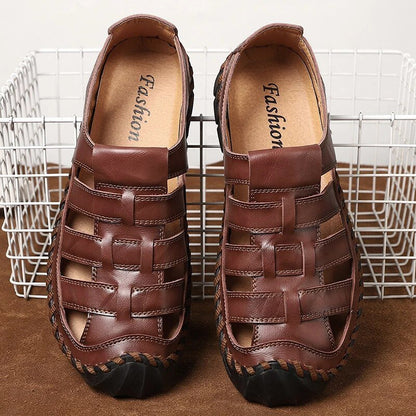 Xalvador | PU leren sandalen met verstelbare gesp 3