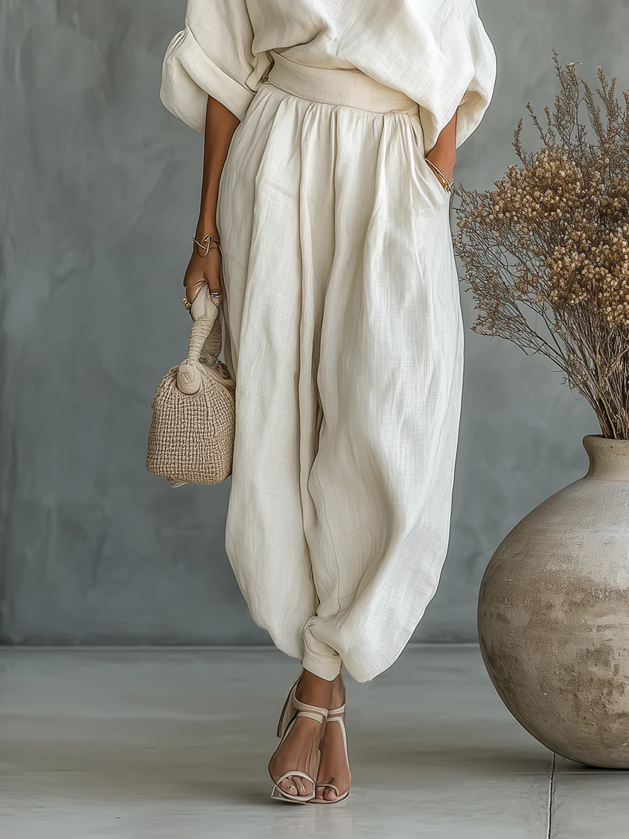 Bianca | Elegantes zweiteiliges Set mit einer Schulter
