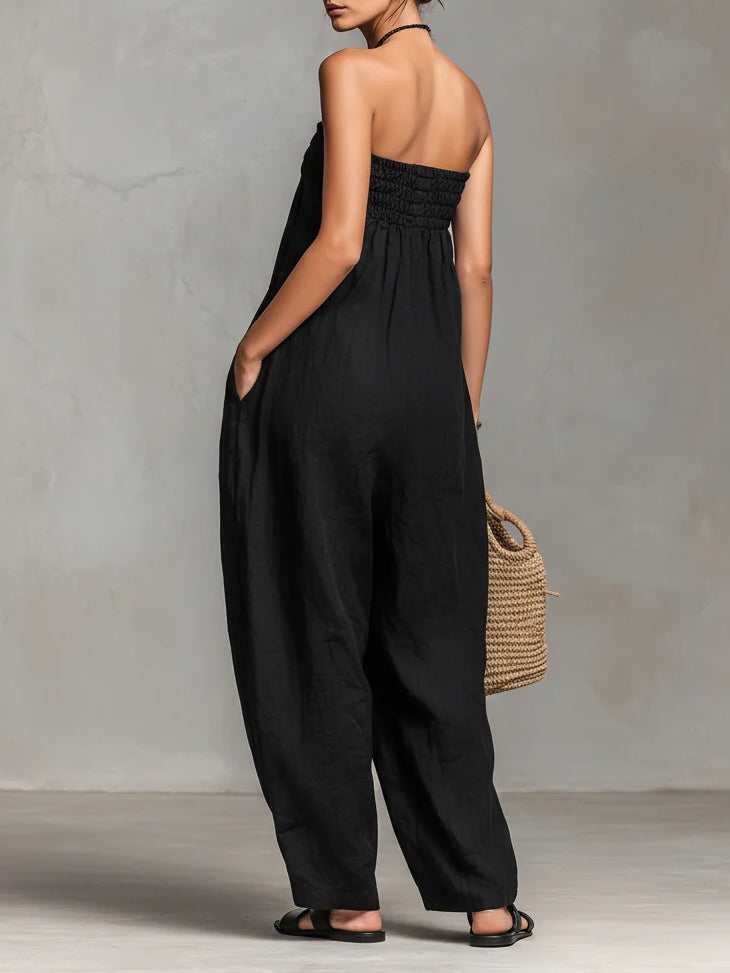 Nina™ – Elegant stroppeløs jumpsuit