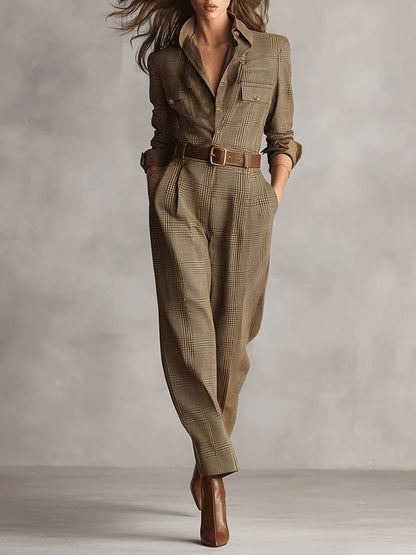 Mirabelle – ženski tweed overall