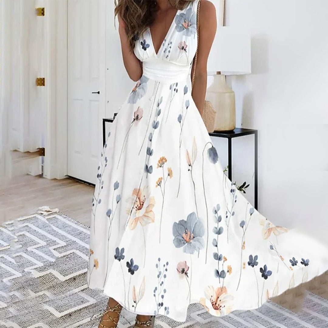 Ivy | Women bez rękawów dekolt w serek Maxi dress
