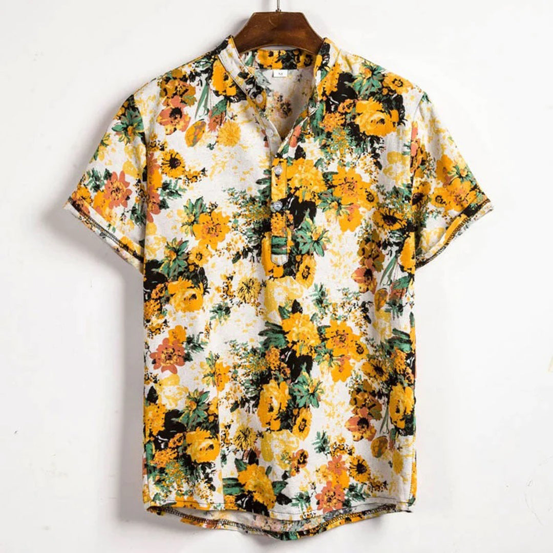 Nico - Chemise imprimée tropicale pour homme