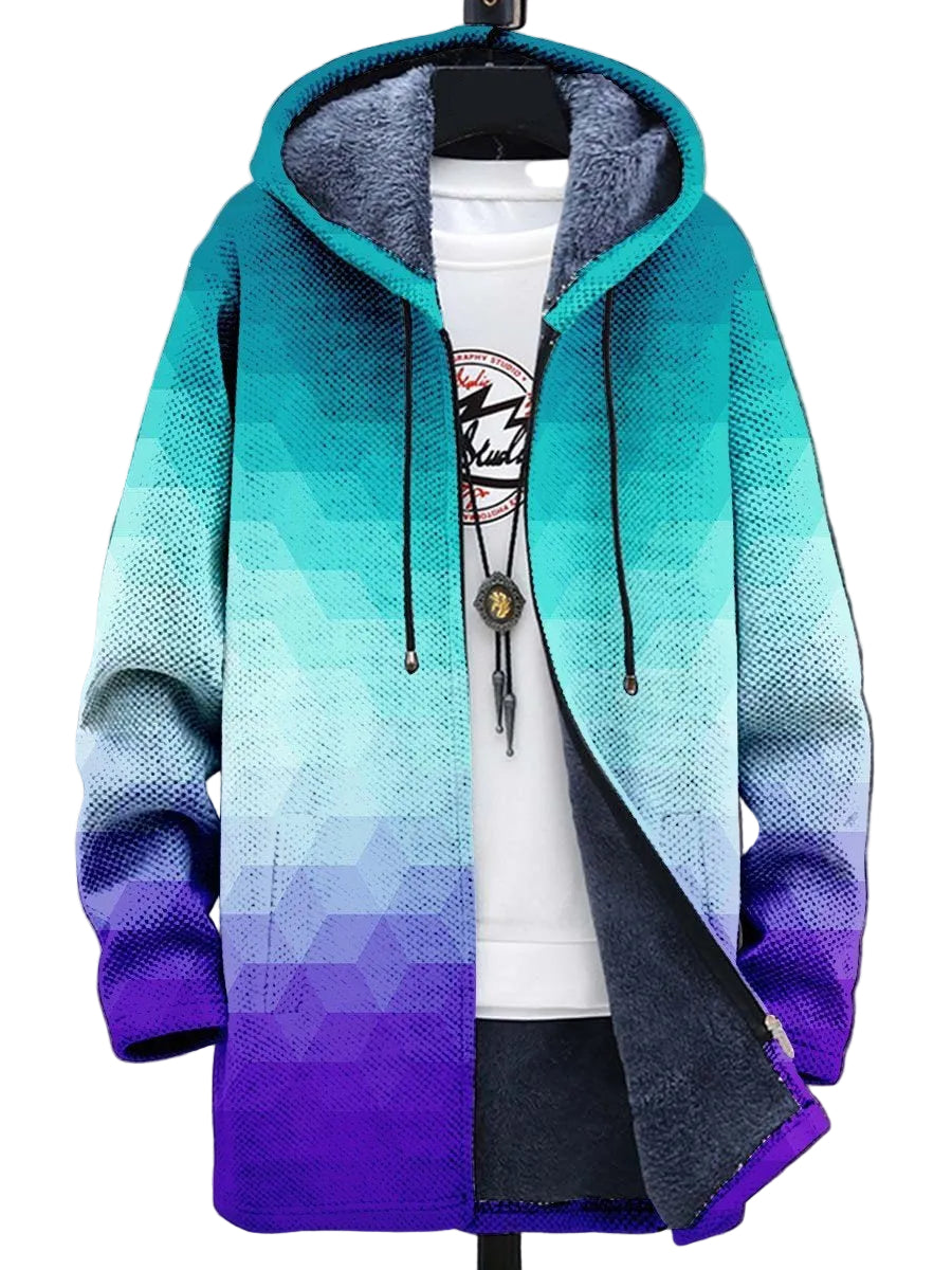 Yannick | Unisex-Kapuzenjacke, inspiriert von luxuriöser Kunst