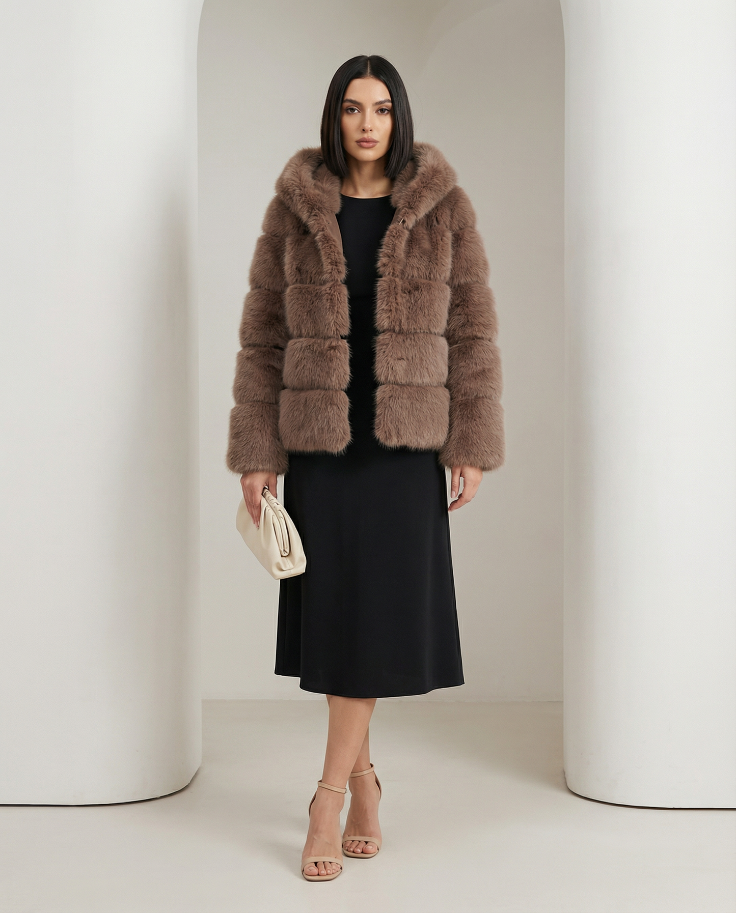 Nova Faux-Fur Bubble Jacket