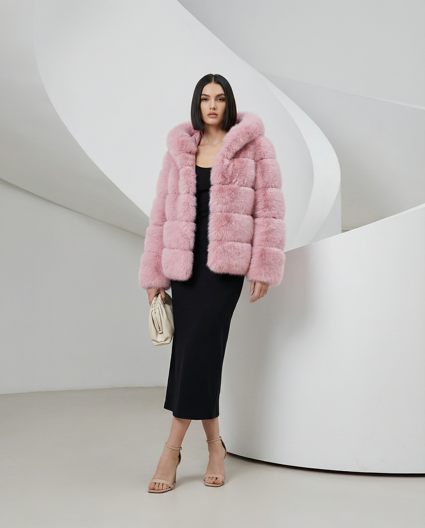 Nova Faux-Fur Bubble Jacket