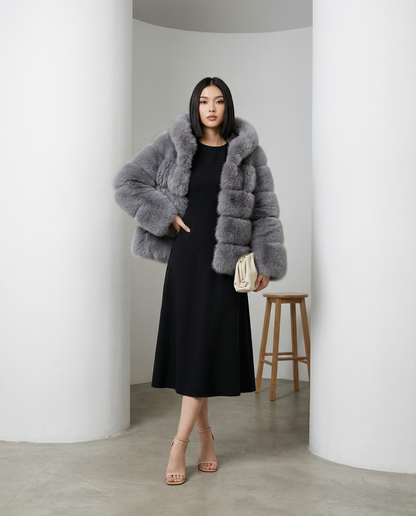 Nova Faux-Fur Bubble Jacket