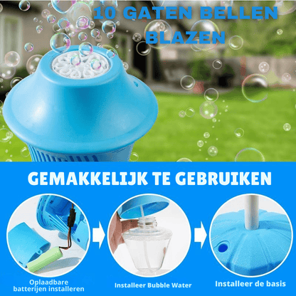 High-Speed Bubble Maker Producing 20,000 Bubbles Every Minute