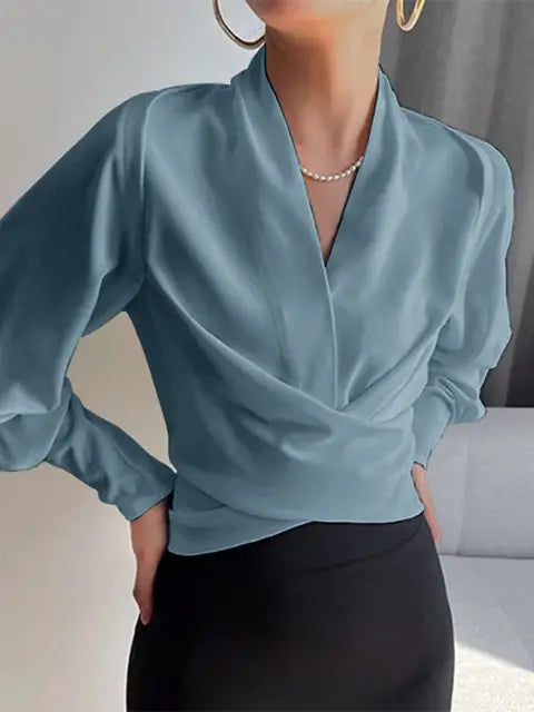 Women's Modern V-Neck Sweater