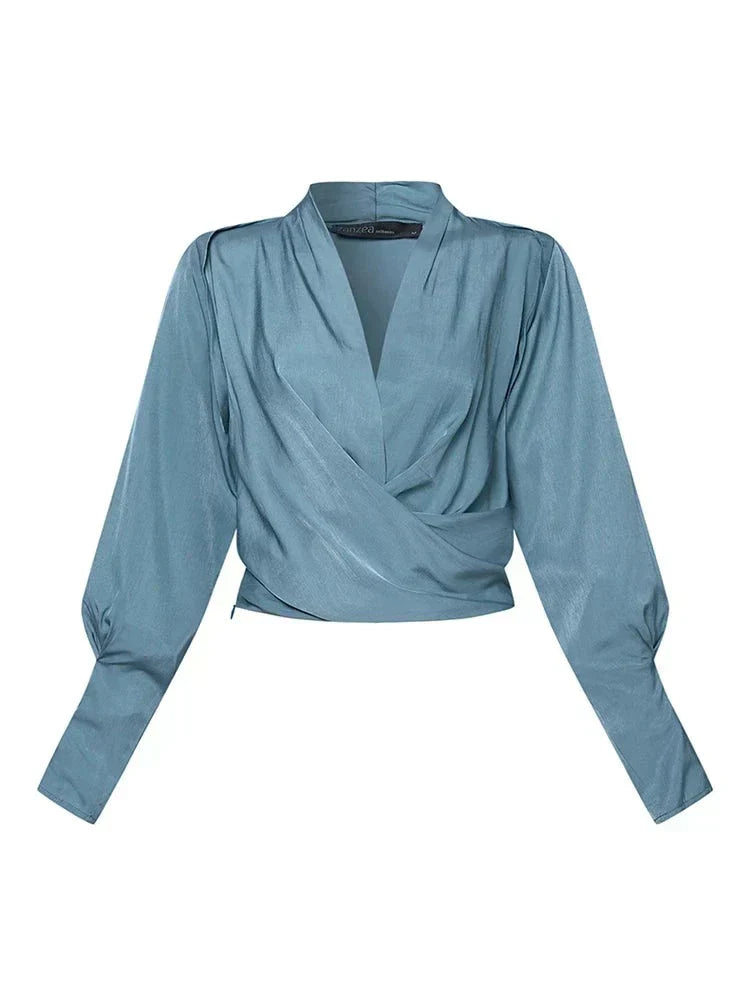 Women's Modern V-Neck Sweater