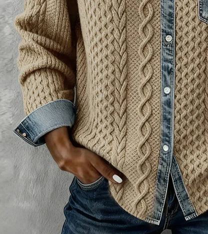 Tiralia - Strukturierter Strickpullover