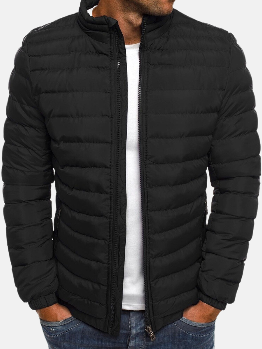 Zarco Herren Slim Fit Pufferjacke – Leicht und Stilvoll für Wintertage 0