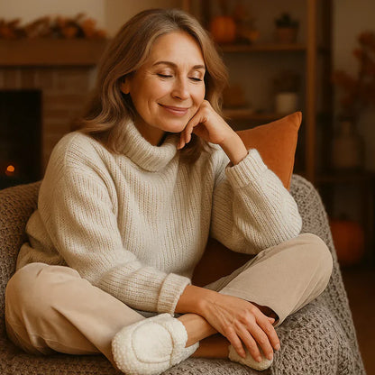 CozySteps™ Luxe Wollen Instappers - 100% Lamswol