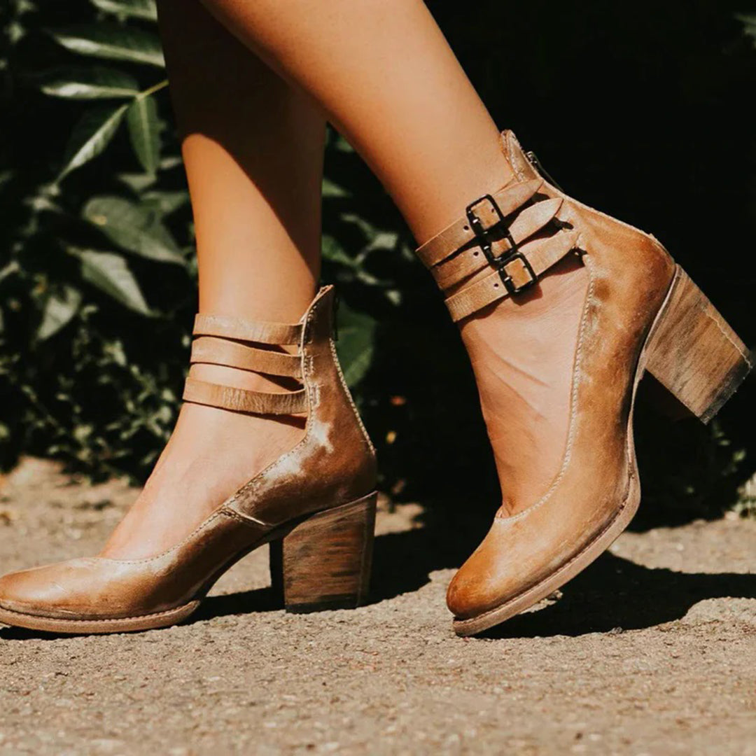 SUENTA Damen Schuhe Bequeme und Stylische Damenschuhe Leicht Bequeme Sohle Braun