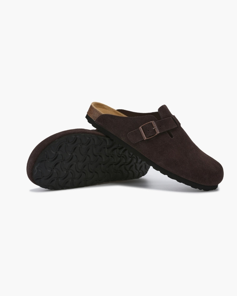 Zoccoli in Suede Uomo | Plantare Comfort & Fibbia Regolabile