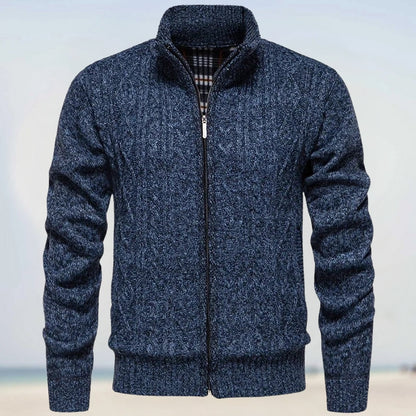 Astral – Uovertruffen Cashmere Strik med Lynlås