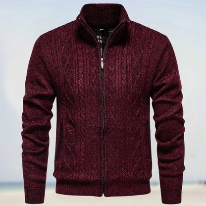 Astral – Uovertruffen Cashmere Strik med Lynlås