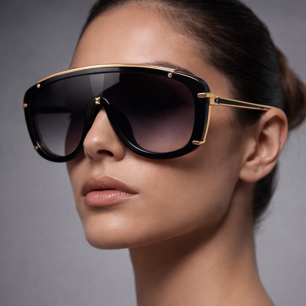 Zonnebril dames | Vierkante zonnebril met stijlvol frame