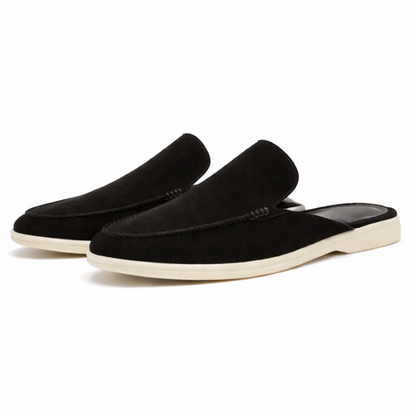Men’s Backless Loafer Slip-On Suede Style Summer Shoes