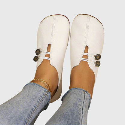 Evelyn | Women Spring casual Slip-On Button flats