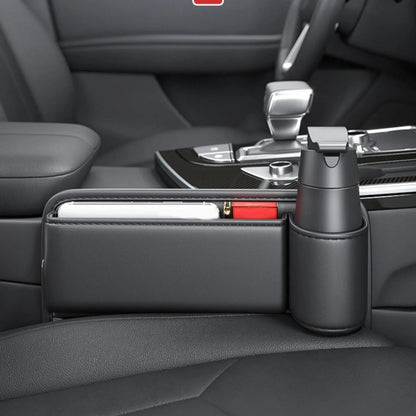 Luxora Car Seat Organizer with Cup Holder - Multifunctional Front Seat Storage Solution
