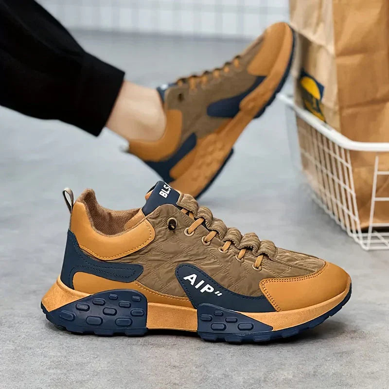Lenton | Comfortable Breathable Men’s Running Trainers with Air Cushioning and Non-Slip Grip | Running Shoes