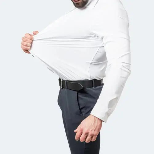 Rafello&Co | Elastisch stretch overhemd Rafello&Co
