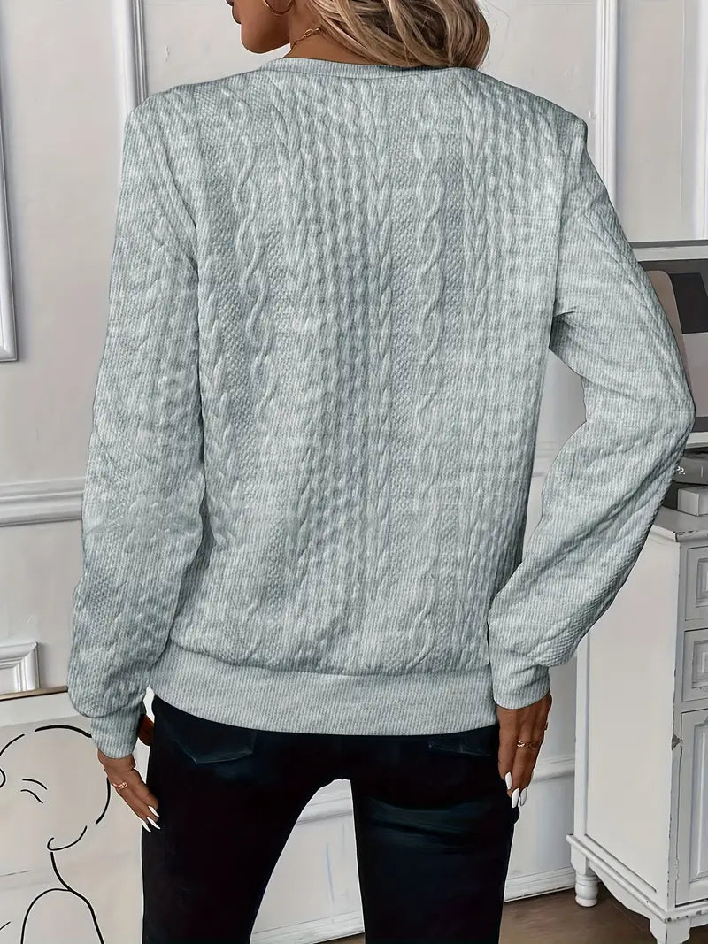 Women’s Zip-Up Knit Jumper – Casual & Lightweight