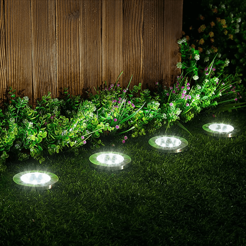 Venkovní Moderní Zahradní Svítidlo | Bílá Dobíjecí a Odolné vůči Počasí Solární Design