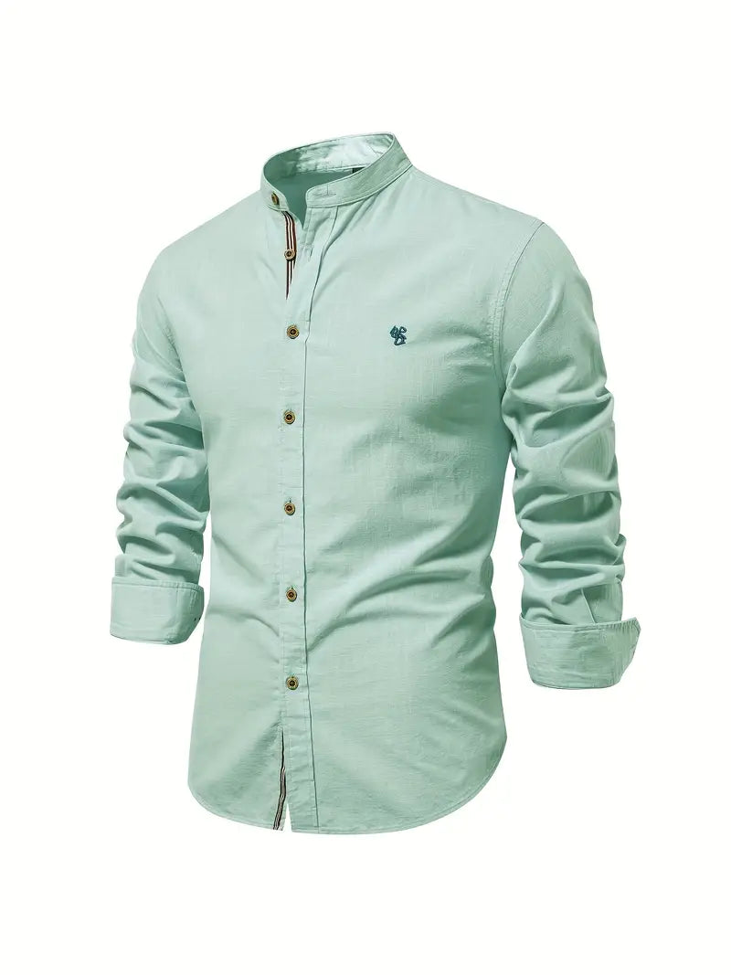 Men’s Classic Button Shirt – Elegant Comfortable Breathable Stylish Casual Smart Everyday Wear