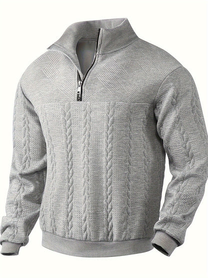 Duval Paris™ | Pull vintage élégant avec fermeture éclair