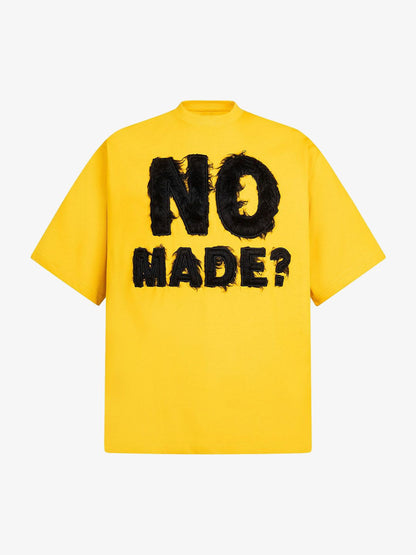 Retro Embroidered Patch Heavy Cotton T-Shirt