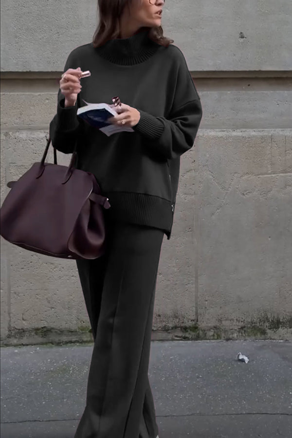 Midi-Kleid aus Leinenmischgewebe für Damen
