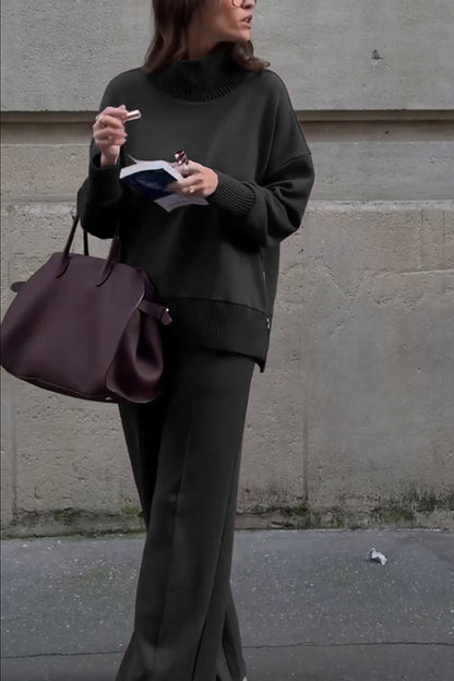 Midi-Kleid aus Leinenmischgewebe für Damen