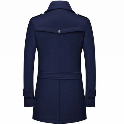 Herrenmantel Blau